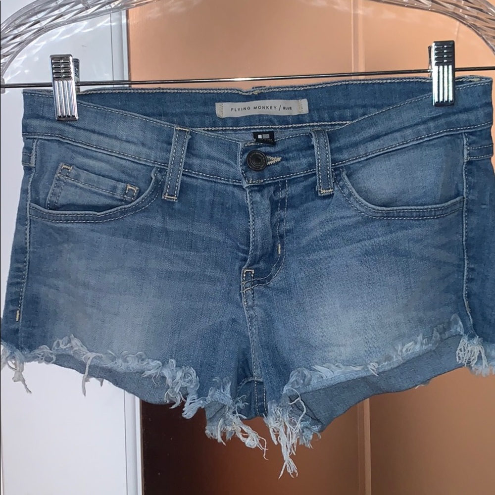 Flying Monkey Denim Shorts